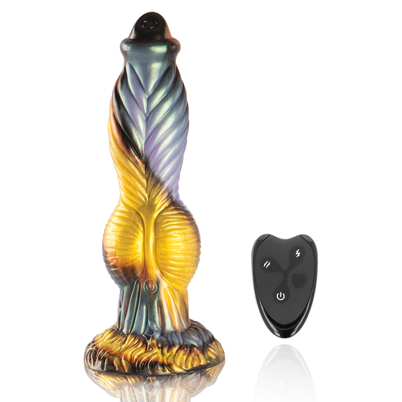 Gode Vibrant Télécommandé Phoenix Silicone Rechargeable XXL - Epic Cybersilicock