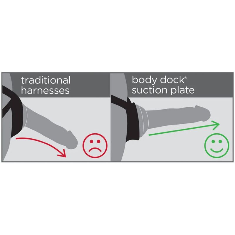 Harnais Gode Ceinture Body Dock SE Système Ventouse Universel - Dillio