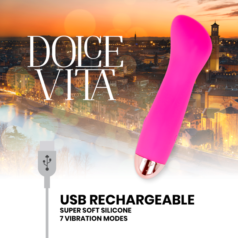 Vibromasseur Rechargeable One - 7 Vitesses Silicone - Dolce Vita