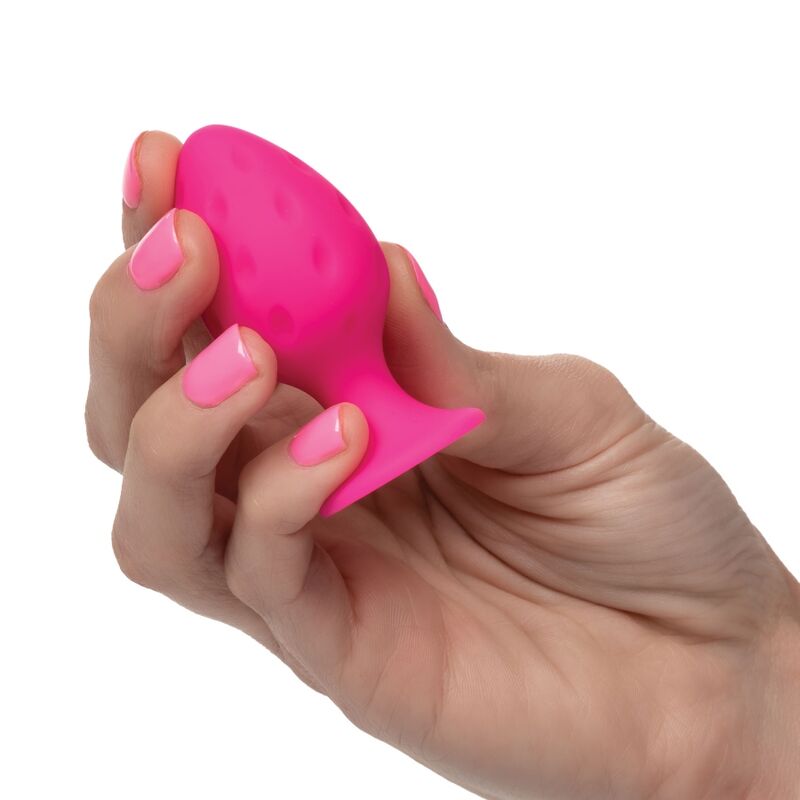 Set de 2 Plug Anal Cheeky - Silicone Ventouse S et L - CalExotic