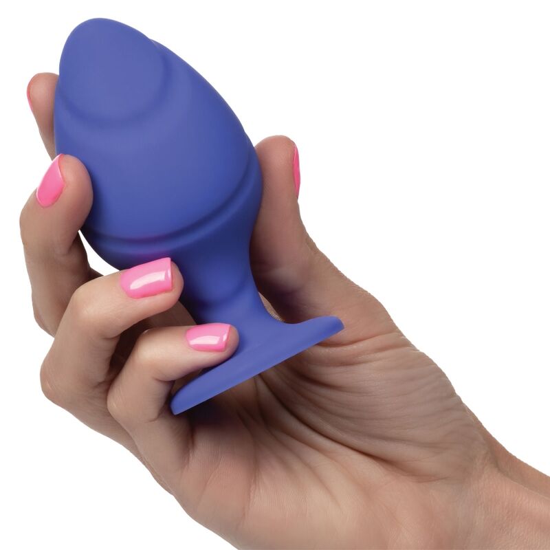 Set de 2 Plug Anal Cheeky - Silicone Ventouse S et L - CalExotic