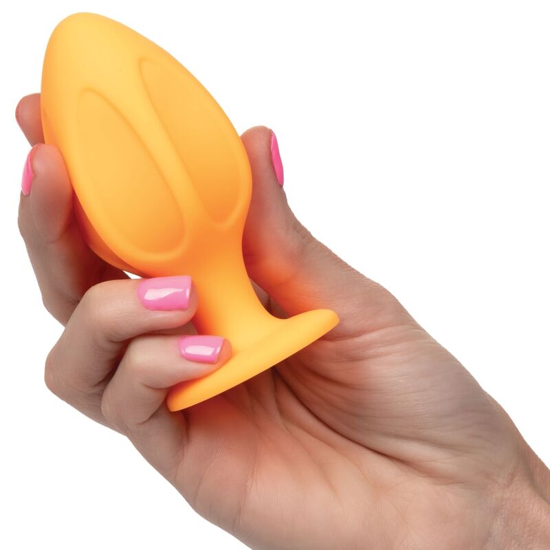 Set de 2 Plug Anal Cheeky - Silicone Ventouse S et L - CalExotic