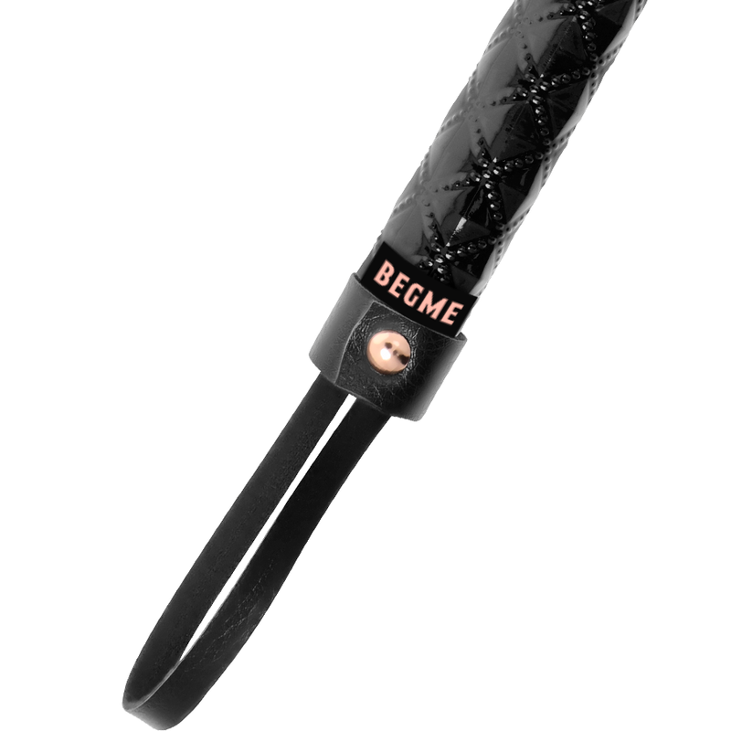 Fouet BDSM Cuir Vegan - Sangles Souples Poignée Premium - Begme
