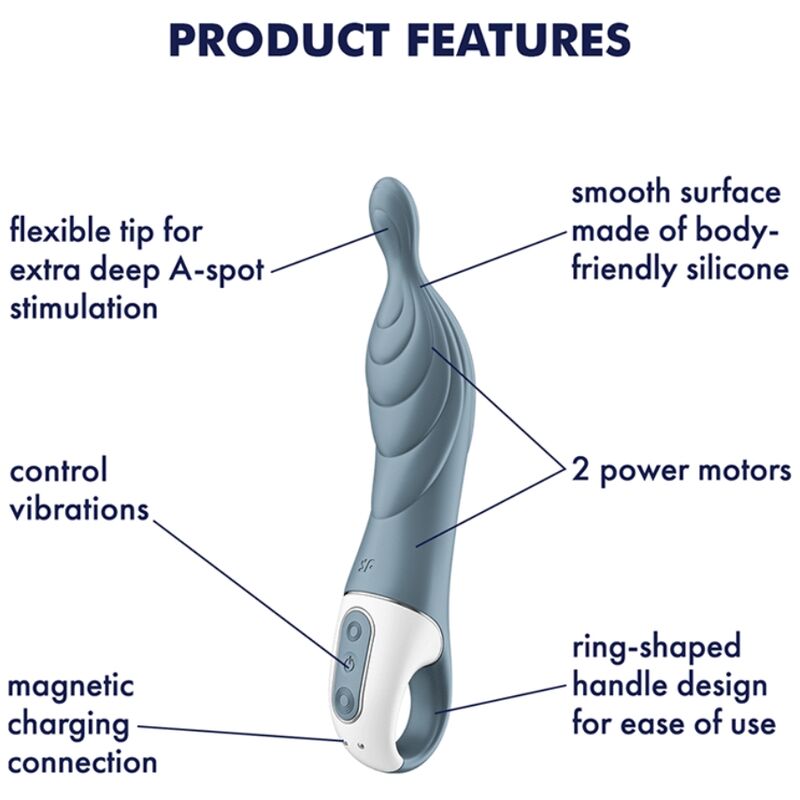 Vibromasseur Point A A-Mazing 2 Stimulation Profonde 2 Moteurs - Satisfyer