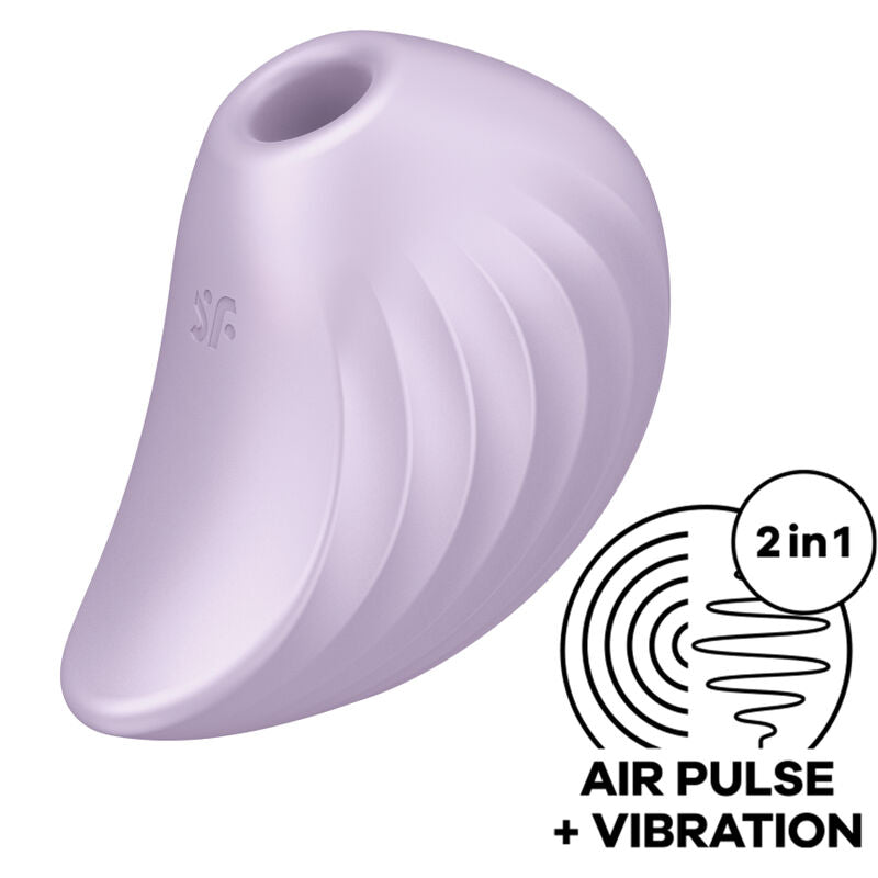Stimulateur Clitoridien Air Pulse Pearl Diver Vibrant Étanche - Satisfyer