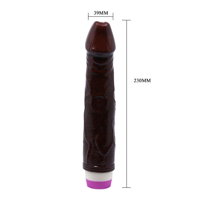 Gode Vibrant Réaliste Vagues de Plaisir - Multivitesse PVC - Baile
