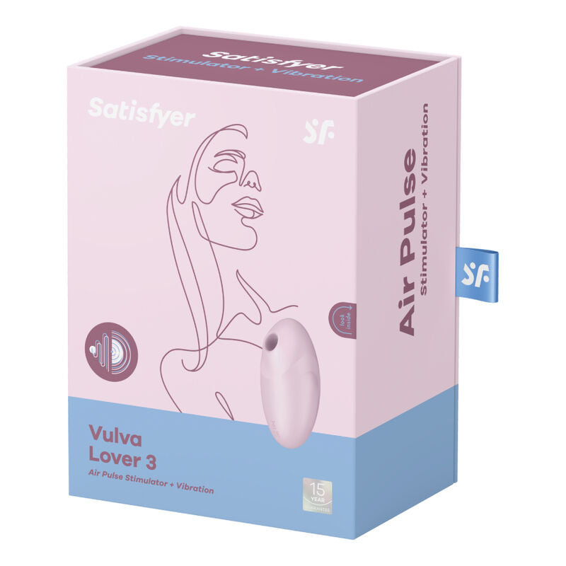 Stimulateur Clitoridien Air Pulsé Vulva Lover 3 avec Vibration - Satisfyer
