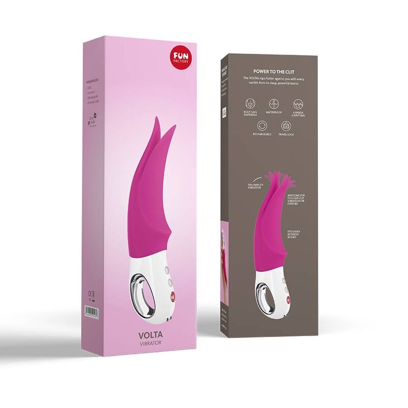 Stimulateur Clitoridien Volta G5 Essence Double Languette - Fun Factory