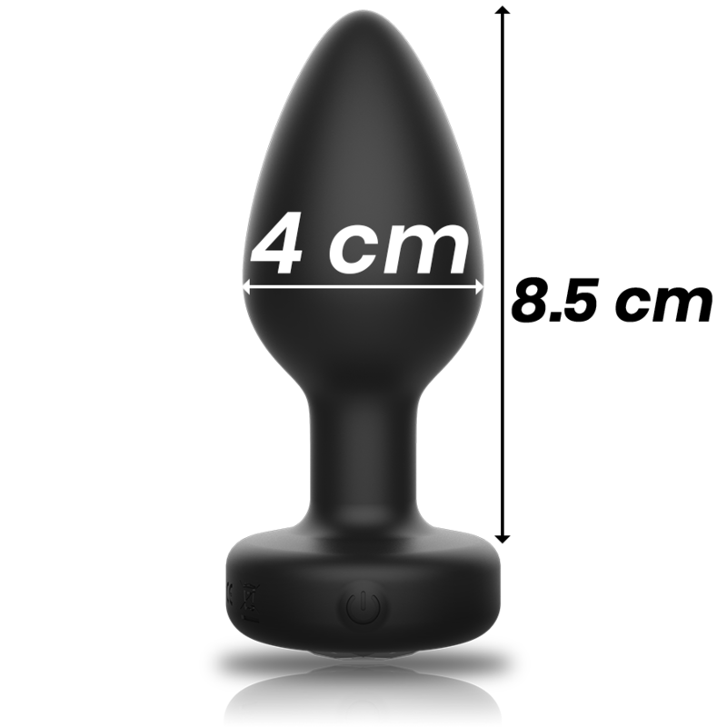 Plug Anal Vibrant Télécommande Chauffant - Silicone - Ibiza Technology