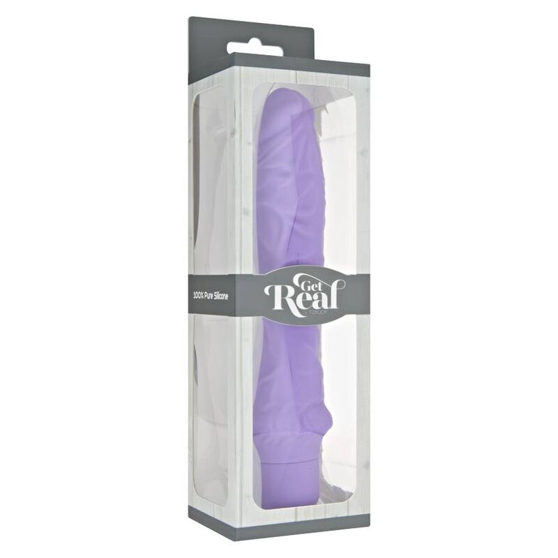 Vibromasseur Réaliste Classique en Silicone  + Vibrations - Get Real