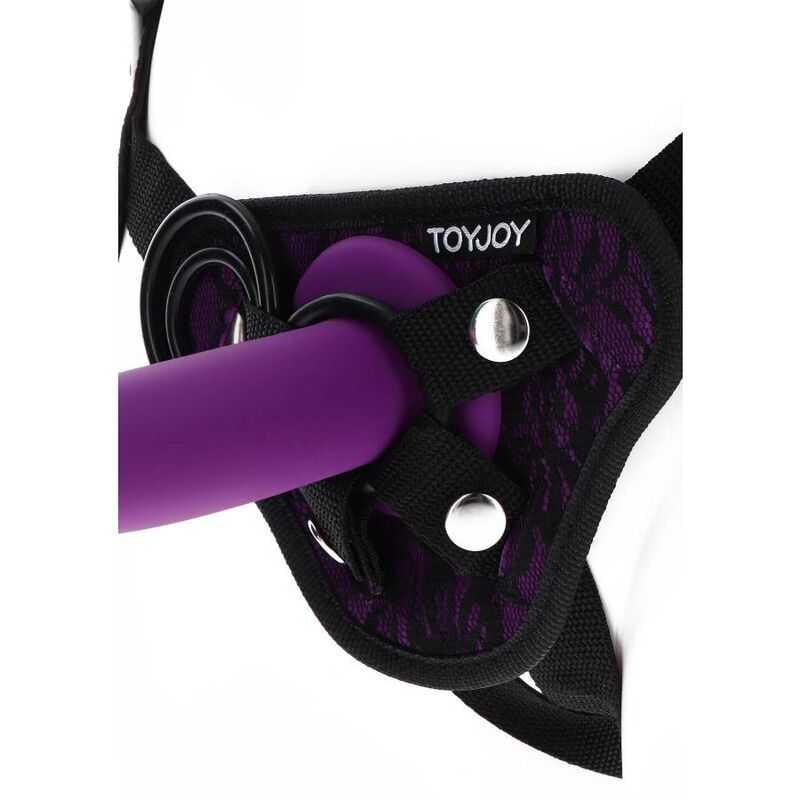 Harnais Gode Ceinture Dentelle Strap-On Réglable - Get Real