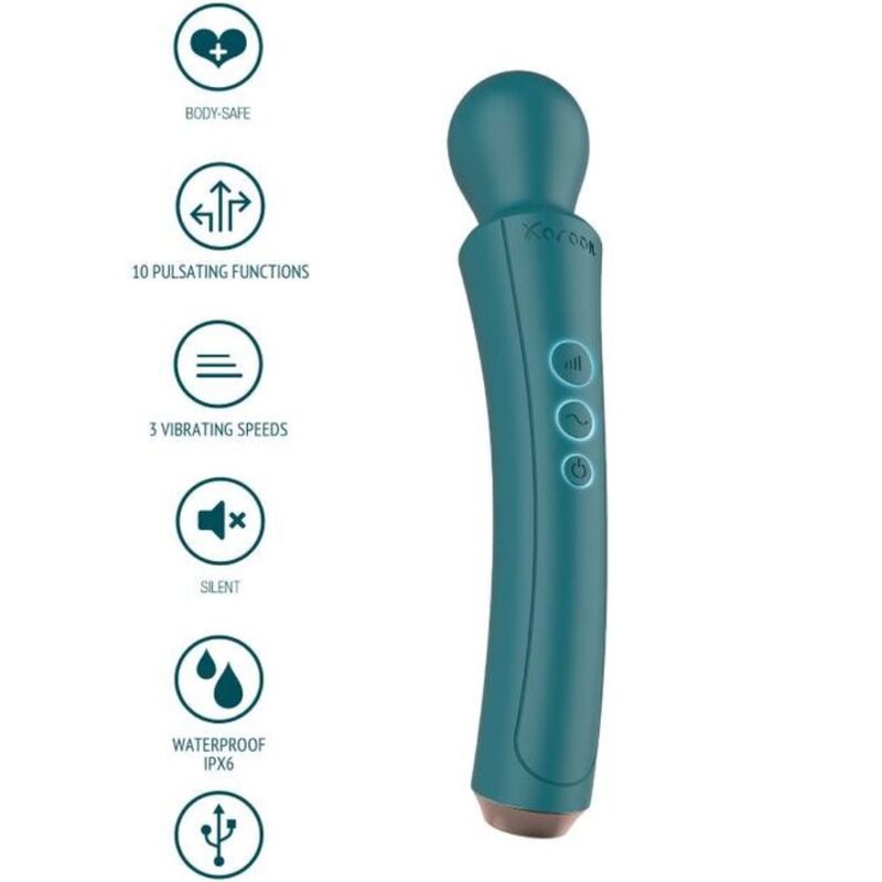 Vibromasseur Wand La Baguette Courbe - Xocoon