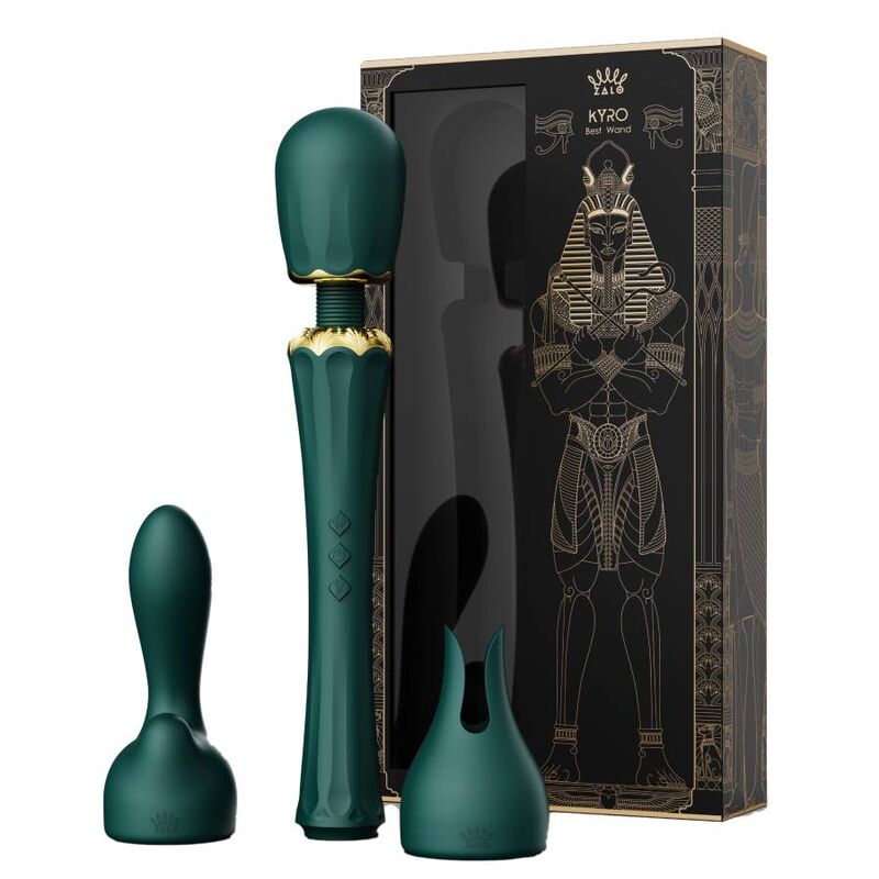 Vibromasseur Wand Kyro Direct Power 2.0 - 2 Embouts Interchangeables - Zalo