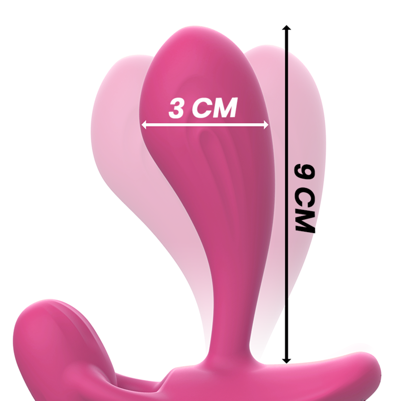 Plug Anal Vibrant Shelly Télécommandé - Double Moteur IPX7 - Intense