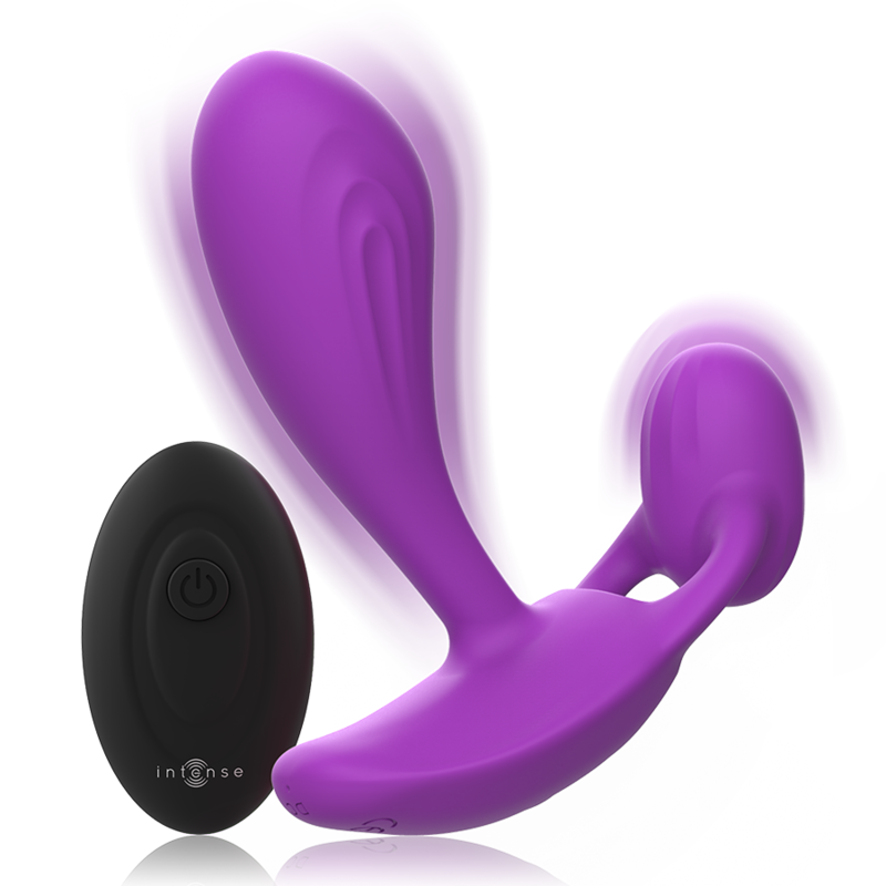 Plug Anal Vibrant Shelly Télécommandé - Double Moteur IPX7 - Intense