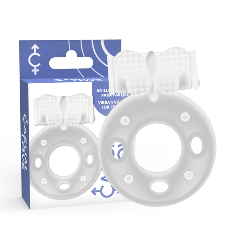 Cockring Stimulateur Clitoridien - Anneau Flexible TPR - Casual Love