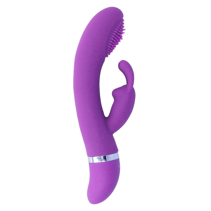 Vibromasseur Rabbit Susy Oscillant Silicone Rechargeable - Intense
