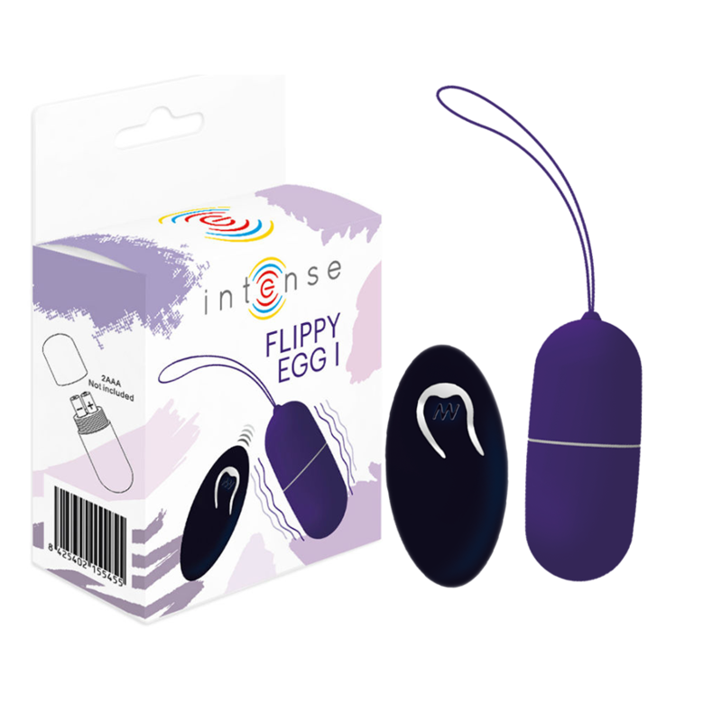 Oeuf Vibrant Flippy I Télécommandé - 12 Modes Silicone - Intense