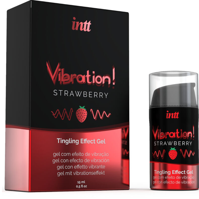 Gel Vibrant Liquide Kissable 12 Saveurs Effet Chaleur Pulsation - Intt