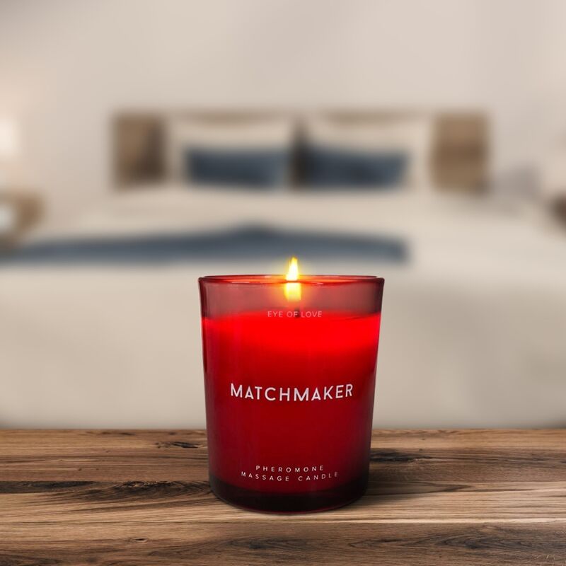 Bougie de Massage Matchmaker - Phéromones et Huiles Naturelles - Eye Of Love