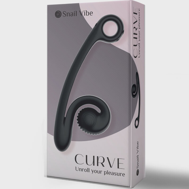 Vibromasseur Courbe Snail Vibe Double Stimulation Rotatif Rechargeable - Snail Vibe