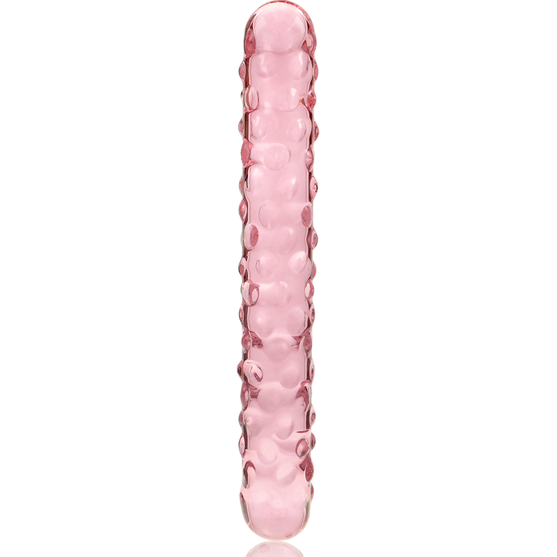 Gode en Verre Borosilicate Nebula Modèle 15 Rose 18,5 cm