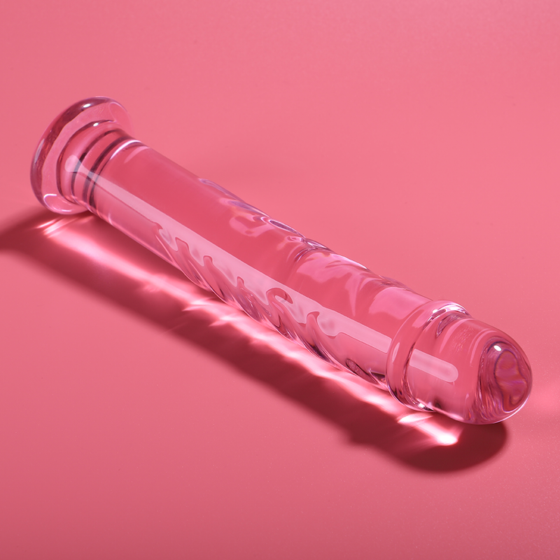 Gode en Verre Borosilicate Modèle 16 Rose 18,5 cm Thermosensible - Nebula Series By Ibiza