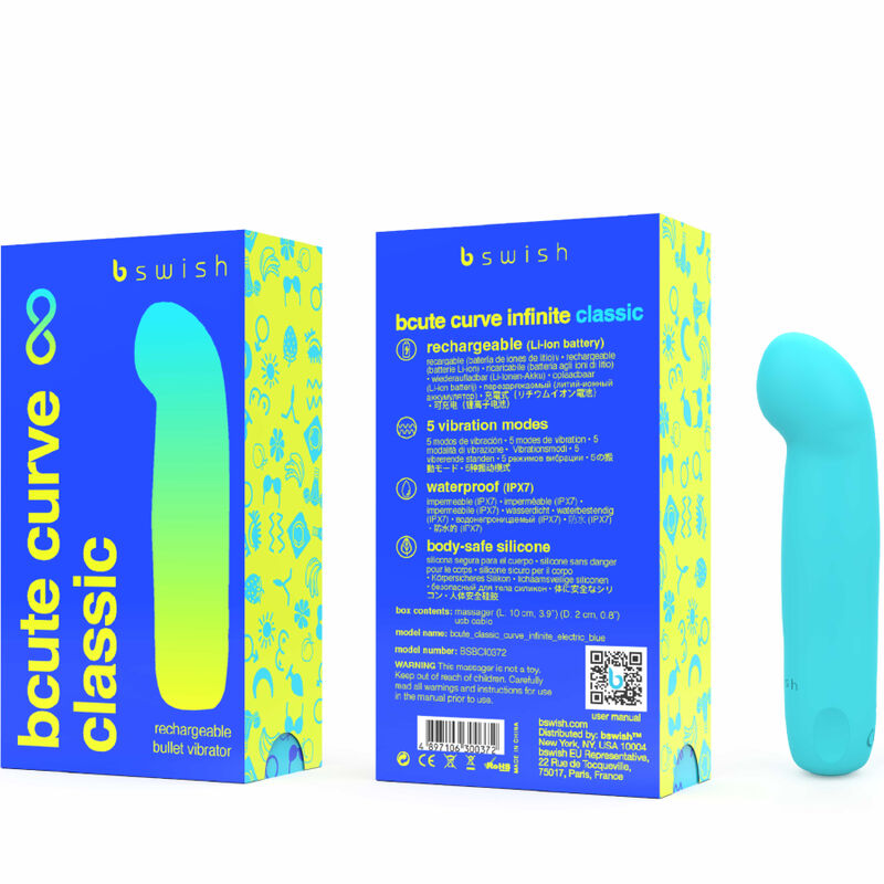 Vibromasseur Bcute Curve Infinite Classic Silicone Rechargeable - B Swish
