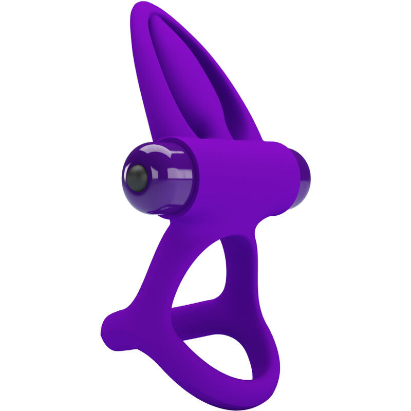 Cockring Vibrant Silicone 10 Vibrations Rechargeable - Pretty Love