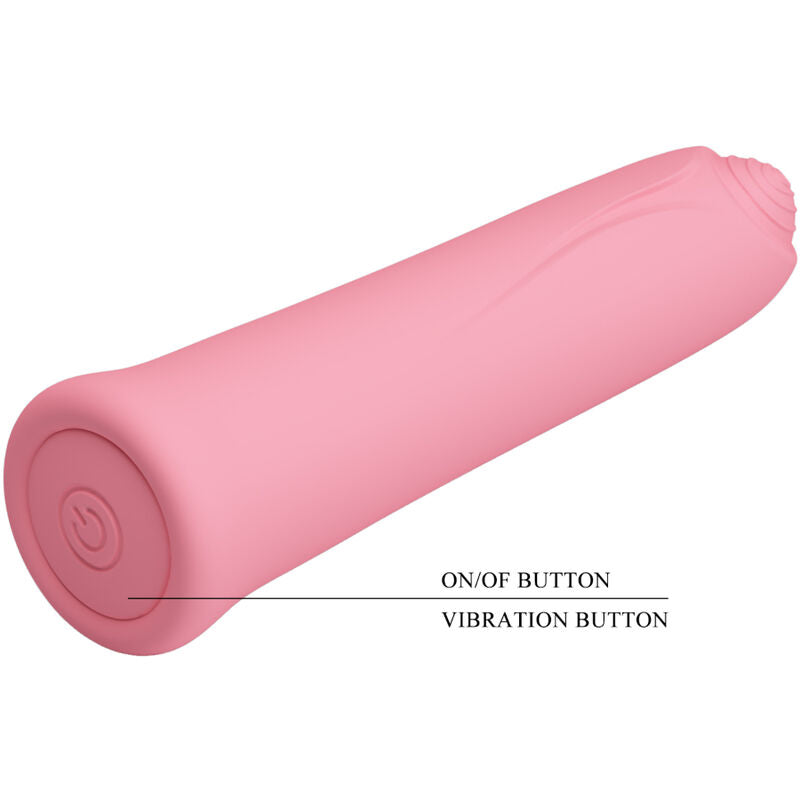 Mini Vibromasseur Curtis 12 Vibrations Texturé Mémoire - Pretty Love