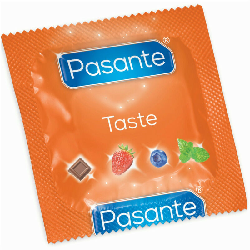 Préservatifs Aromatisés Taste 4 Saveurs Latex Naturel - Pasante