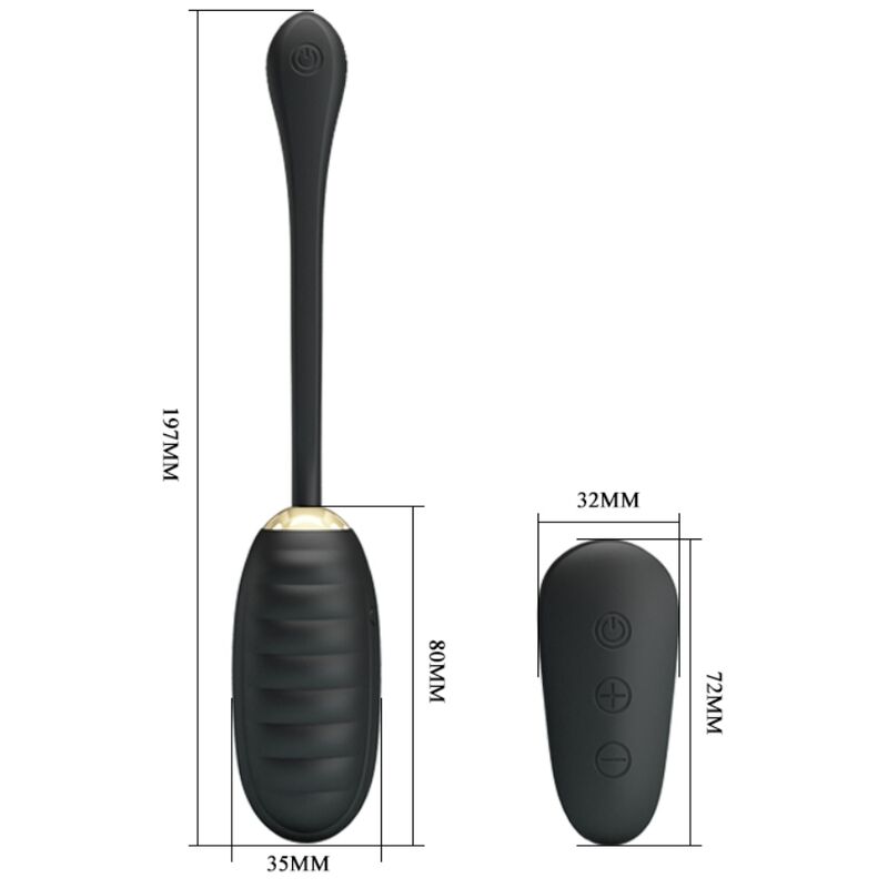 Œuf Vibrant Connecté Doreen Rechargeable Silicone - Pretty Love