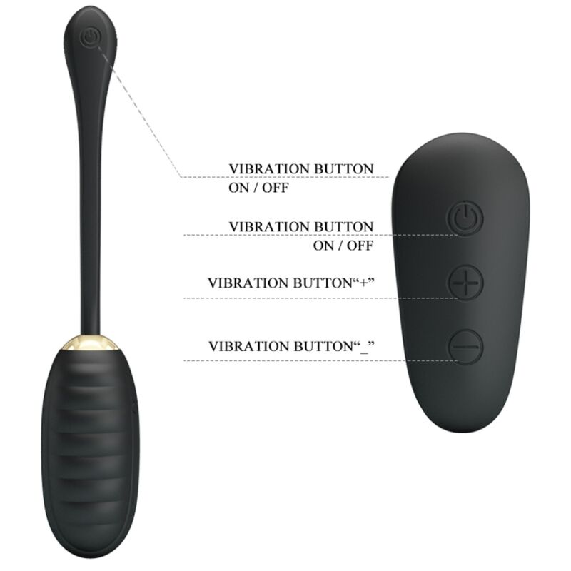 Œuf Vibrant Connecté Doreen Rechargeable Silicone - Pretty Love