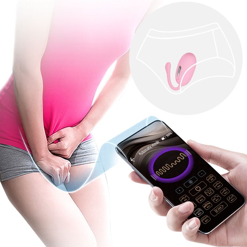Œuf Vibrant Connecté Doreen Rechargeable Silicone - Pretty Love