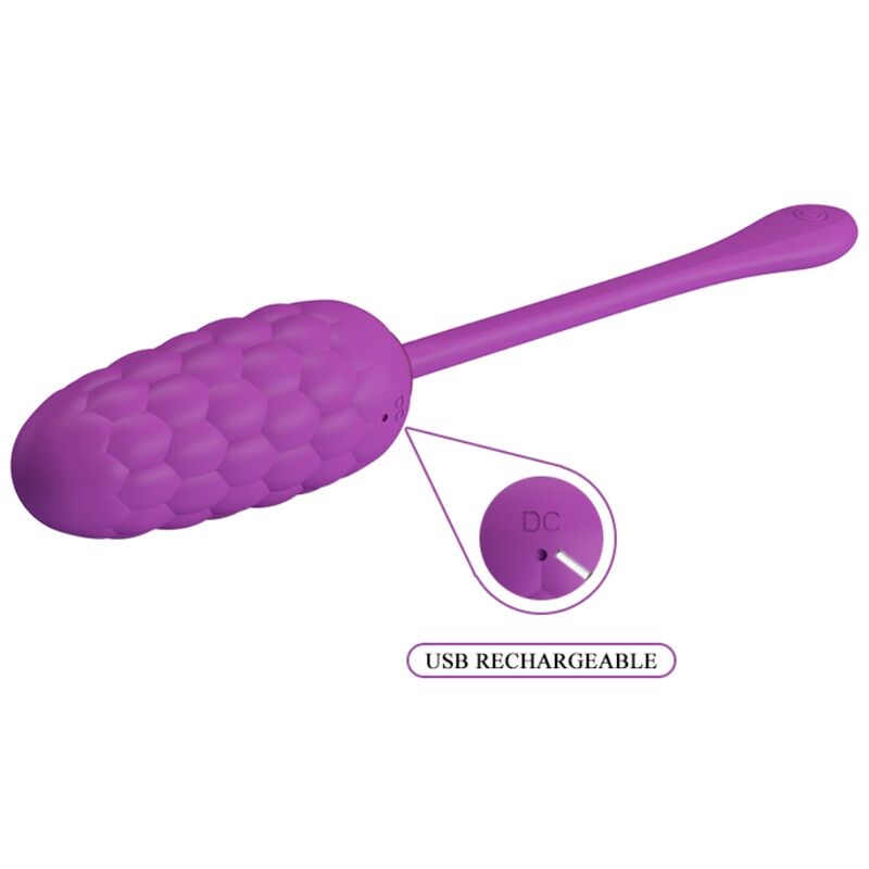 Oeuf Vibrant Texture Marine Relief Silicone - Pretty Love