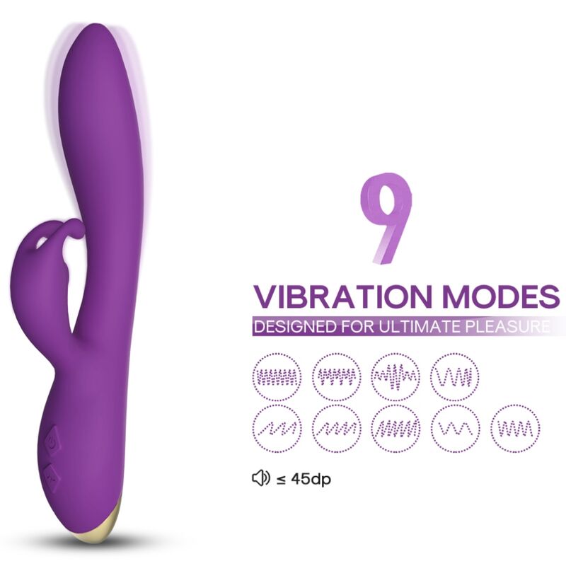 Vibromasseur Rabbit Bonnie - Double Stimulation Silicone - Armony