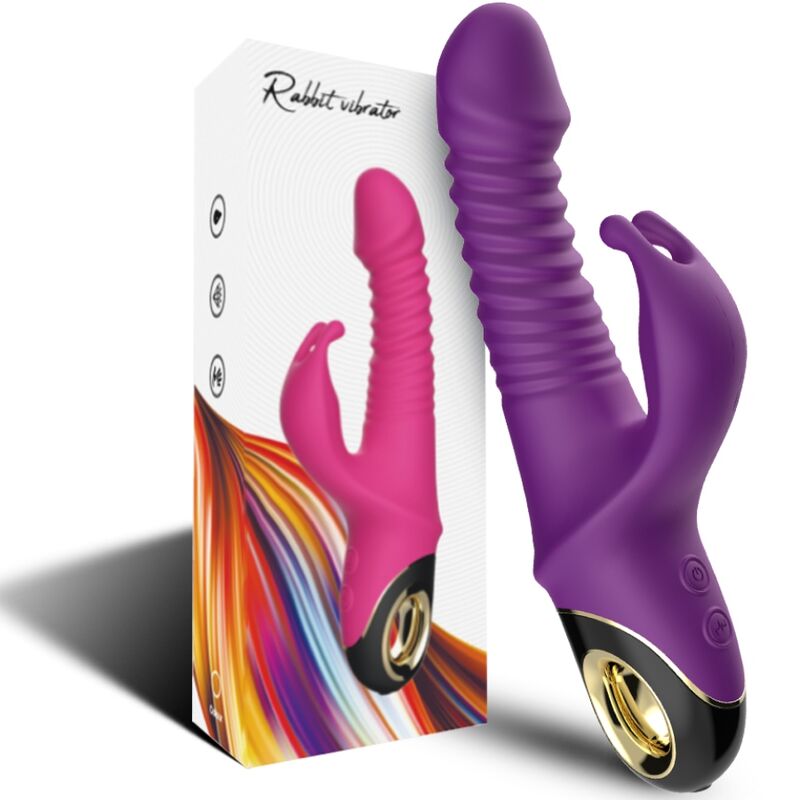 Vibromasseur Rabbit Va-et-Vient Zing - 9 Vibrations 5 Poussées - Armony
