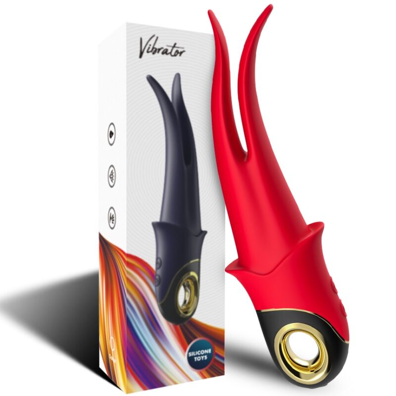 Vibromasseur Double Tête Shadow - Effet Langue 9 Modes - Armony