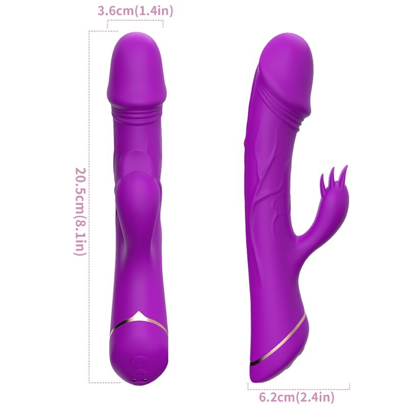 Vibromasseur Rabbit Silicone - Double Moteur 2x9 Modes - Armony
