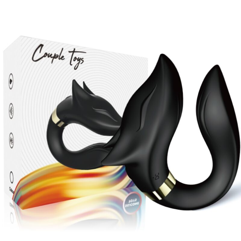 Vibromasseur Couple Fox Télécommandé - Design Renard 2x9 Modes - Armony