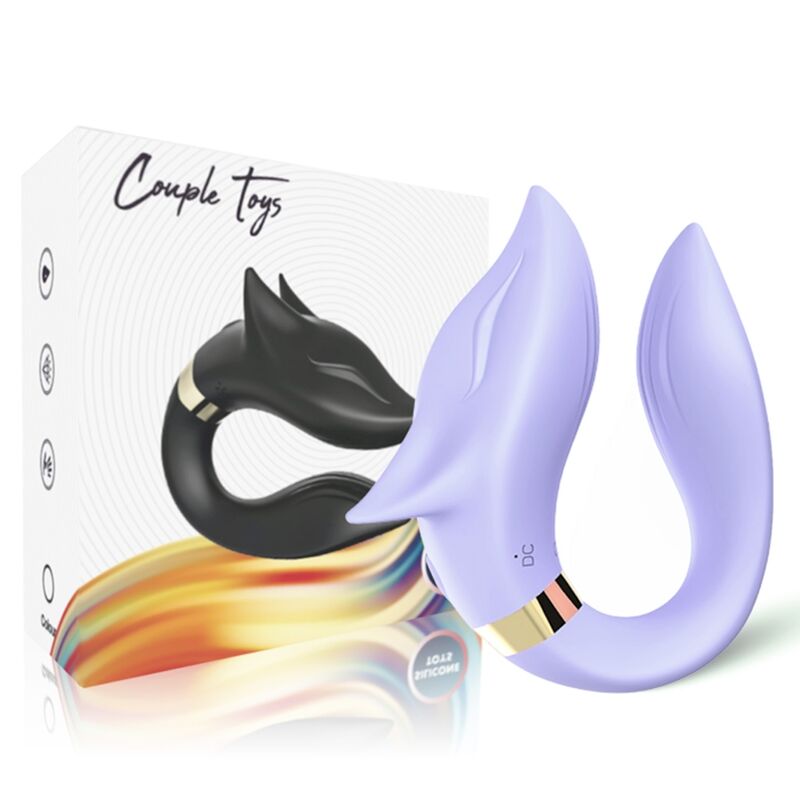 Vibromasseur Couple Fox Télécommandé - Design Renard 2x9 Modes - Armony