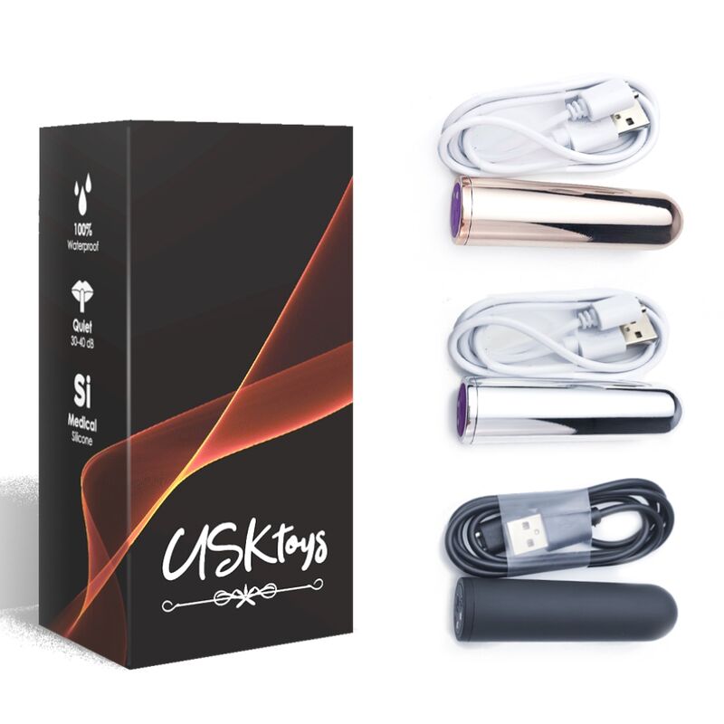 Mini Vibromasseur Bullet Silicone - 9 Modes - Armony