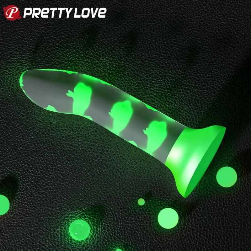 Gode Lumineux Nightfall Silicone Ventouse - Pretty Love