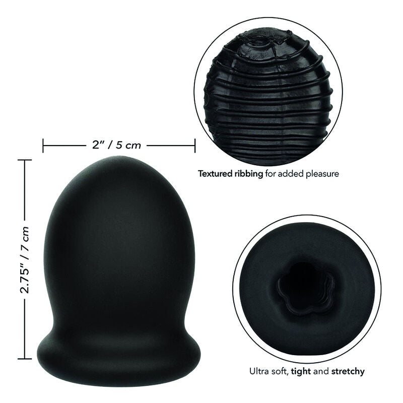 Masturbateur FTM Réversible Silicone Liquide Lisse ou Strié - CalExotics