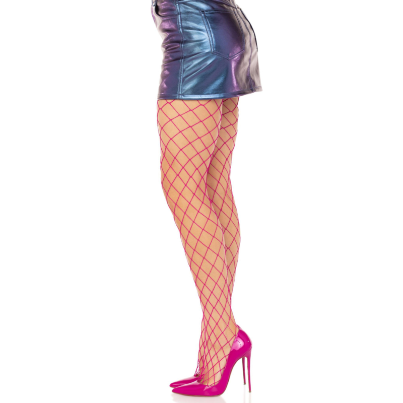 Collants Résille Motif Diamant Coloris Fluo 4 Couleurs - Leg Avenue