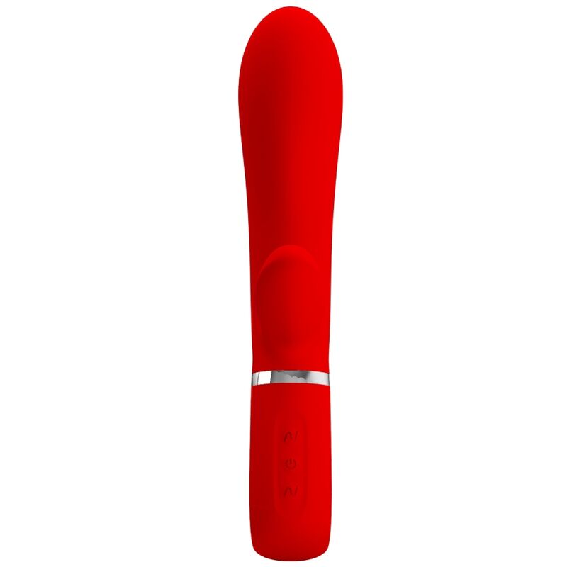Vibromasseur Rabbit Thomas Point G Incurvé Mémoire - Silicone - Pretty Love