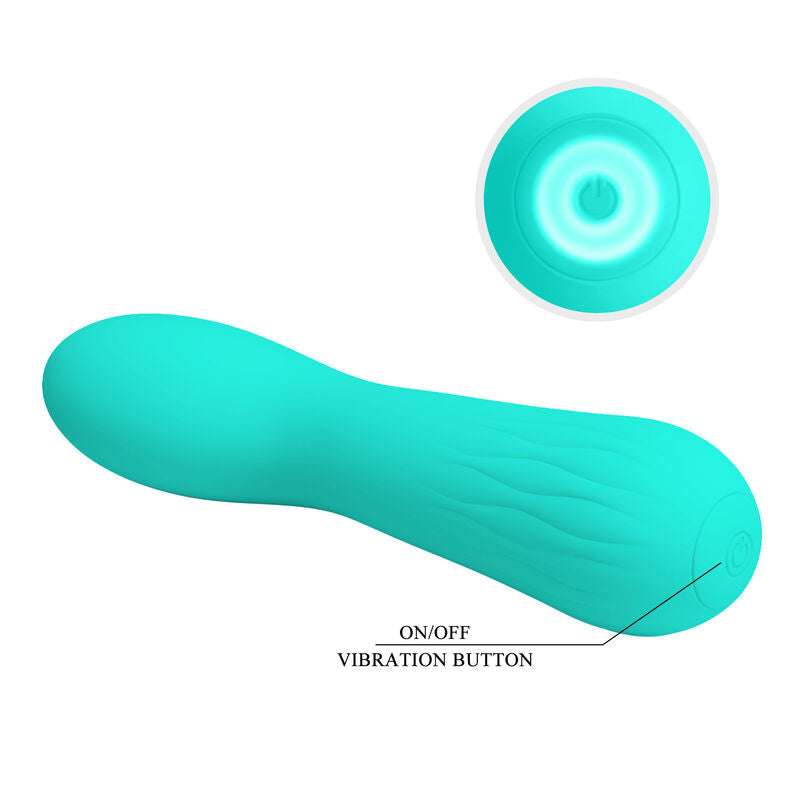 Vibromasseur Point G Faun 12 Modes Souple Submersible - Pretty Love
