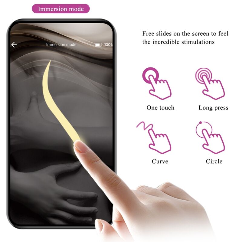 Œuf Vibrant Connecté Doreen Rechargeable Silicone - Pretty Love