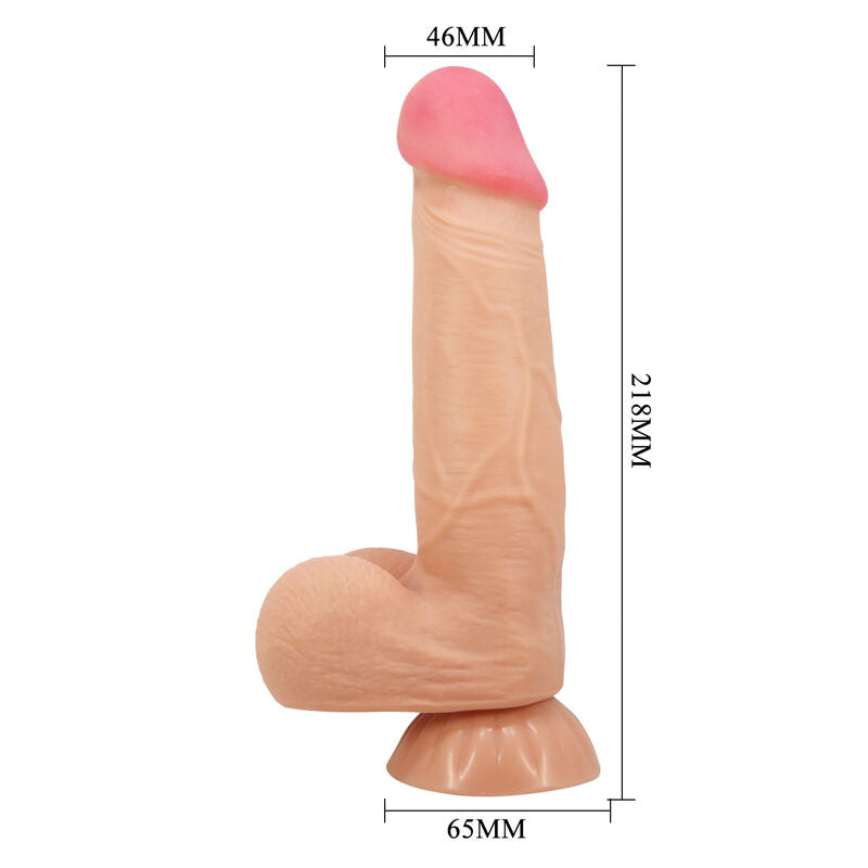 Gode Réaliste Sliding Skin Ventouse - Pretty Love