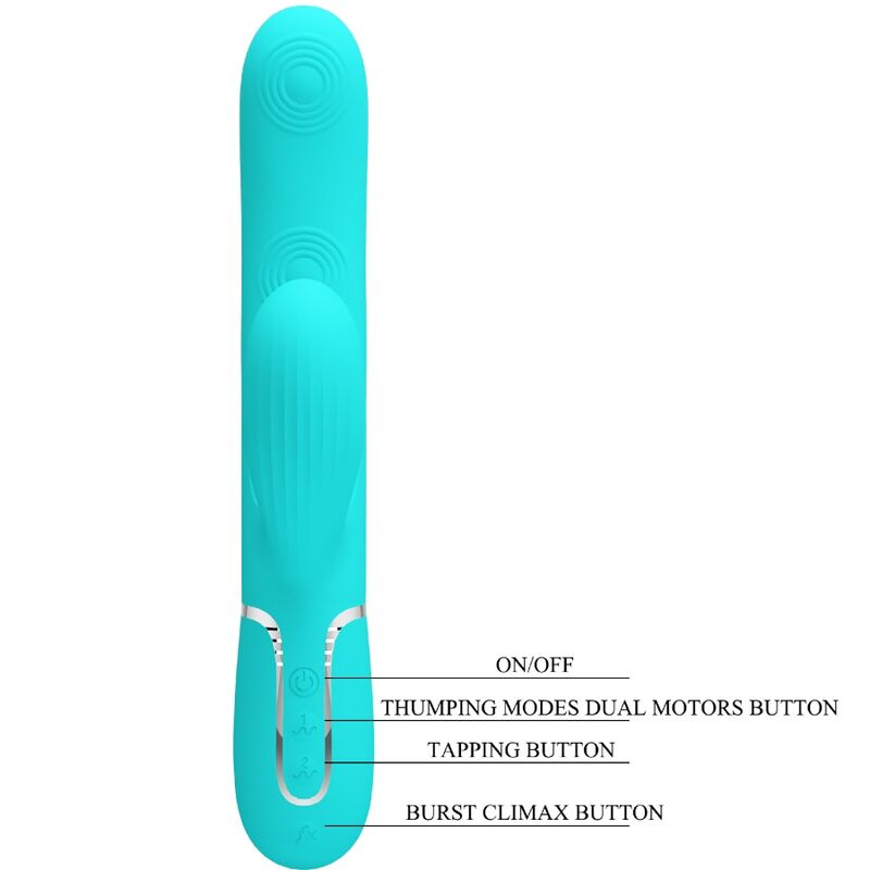 Vibromasseur Point G Perlita 3 en 1 Multifonction - Pretty Love